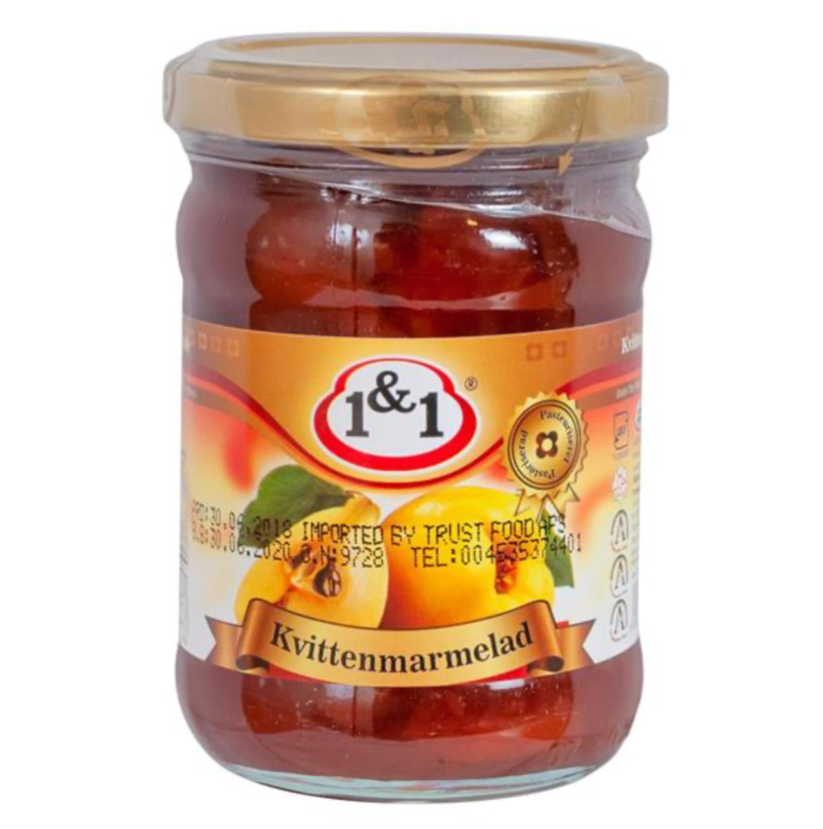 Marmelad 1&1 Kvitten 350g