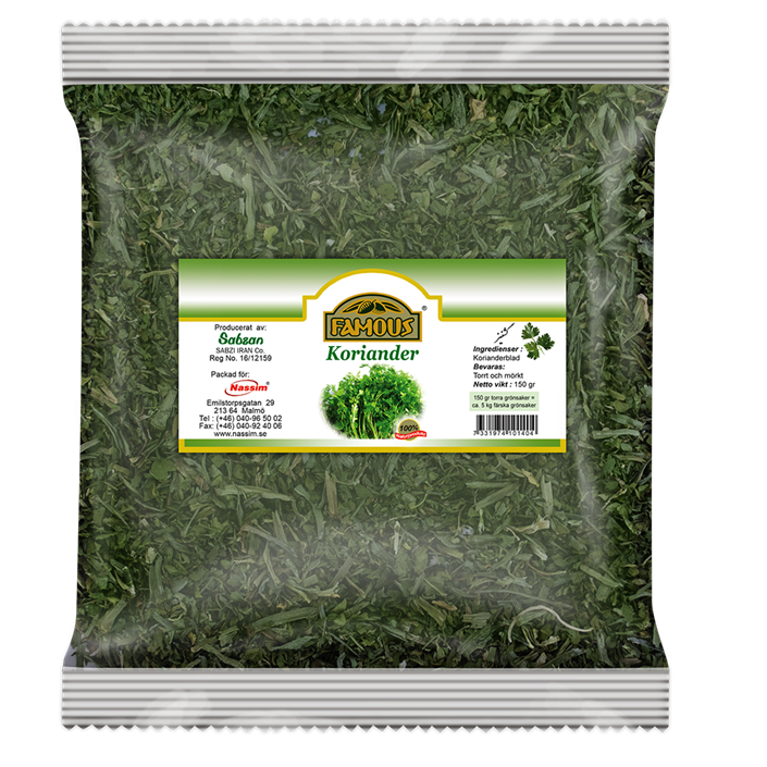 Torkade Koriander 150g