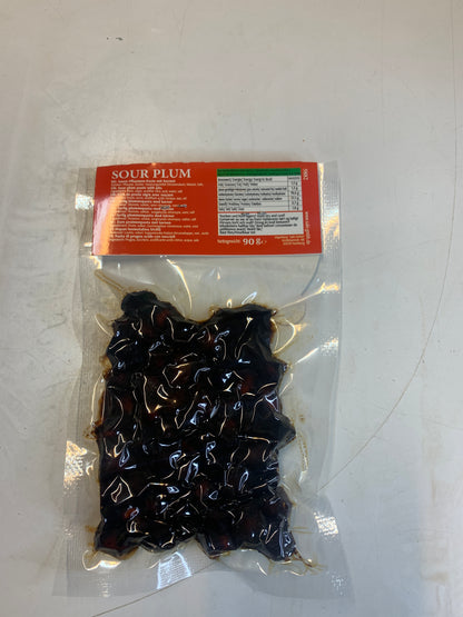 Sour Green Plums with Stone